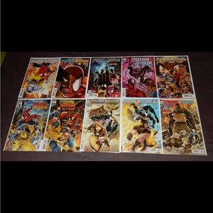 SPIDER-MAN & WOLVERINE (Marvel) by Marc Guggenheim complete 10-issue set